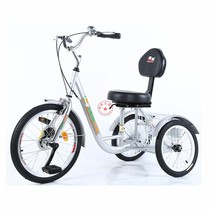The new old leisure tricycle for the elderly adult walking human foot single double three-wheeled self-propelled