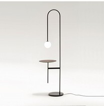 Danish Nordic simple floor lamp living room sofa next to ins Net red bedroom bedside table rack integrated lamp