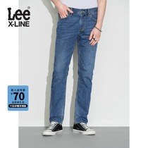 LeeXLINE 22 spring summer new product 723 fix straight foot blue male jeans LMB1007233HN-727