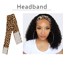 Ice silk hair band headscarf Wig hair band European and American Wig chemical fiber hair band headgear BAO WENHeadband Wig