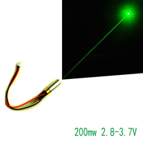 Green laser spot 200mW2 8V-3 7V head power stage lamp dot-like positioning factory direct sales