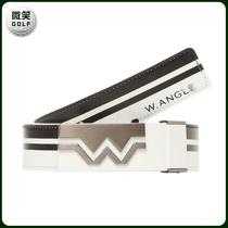 2020 early autumn new Korea WANGL * golf mens striped color smooth buckle belt belt