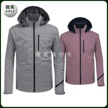 Korea JD * Special 2021 Autumn New hooded windproof GOLF suit mens coat GOLF men