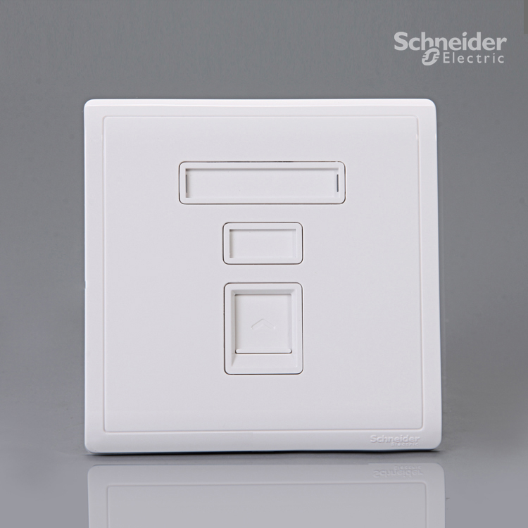 Schneider switching socket wall socket telephone socket Schneider Fengshan series switching socket panel