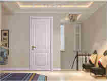 Nature wood door solid wood composite baking lacquered door V600