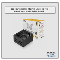 Zhenhua rated 750W LEADEX HG750W computer power supply 80plus gold medal full module ten-year warranty