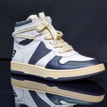 Pure Raw Foreign Trade Mens Shoes Brand Tail Single Scarce Good Stock Korean Version Casual Whole Cow Leather High Helper Board Shoes New Dirty Dirty Shoes