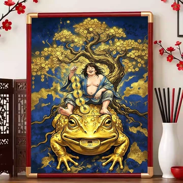 刘海戏金蟾画-刘海戏金蟾画促销价格、刘海戏金蟾画品牌- 淘宝