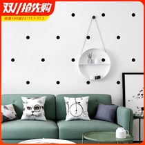 Nordic style wallpaper ins modern minimalist geometric graphic pattern black and white dot living room bedroom background wallpaper