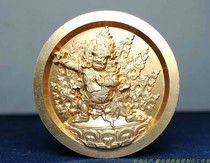 Vajra Bodhisattva Round 3 7cm brass wipe mold wipe Buddha amulet no spot need to book
