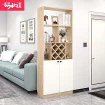 Living room screen partition wine cabinet with one wall small apartment modern simple entrance sofa porch decoration cabinet double-sided