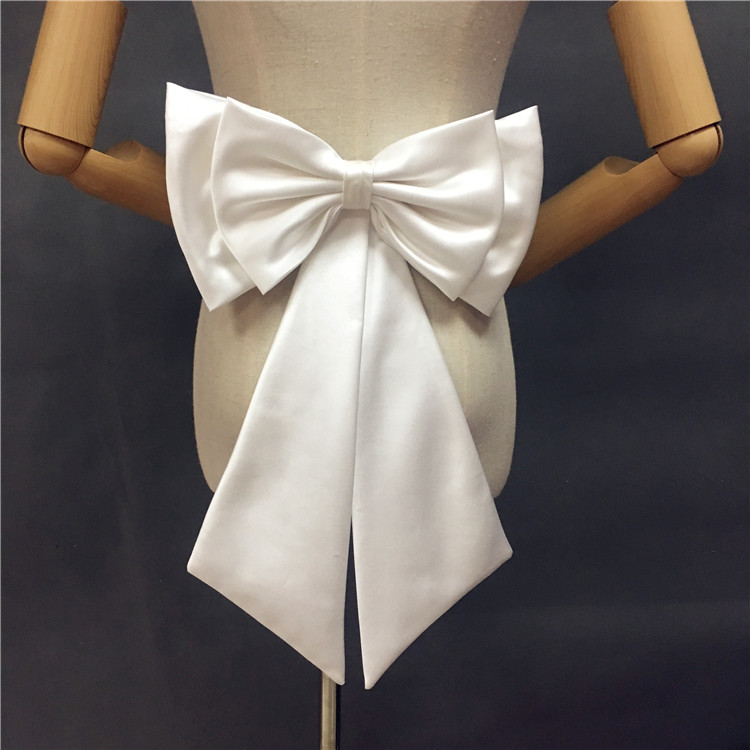 Bride Wedding Accessories with Back Cover Accessories Satin Bow Knot Cute Double Bow Knot Customizable Colors