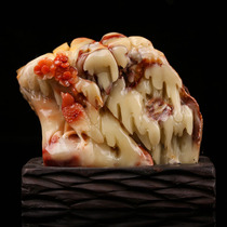 Shoushan stone carved pieces decoration snow xun mei 819 3G Jade exquisite