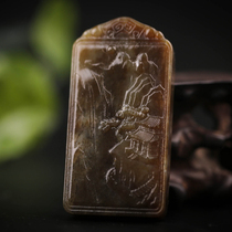 66 85g 85g and Tian Yupendant Pendant Landscape People