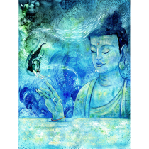(Double 12 Leak Picking Direct Purchase Price) Design Master Award Tong Tong (Dunhuang-Sea) Limited Edition Painting