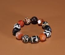 Tibetan Treasure Dzi Bead Bracelet Pendant Pendant Pendant Wenwan Ruiping A2648
