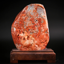 A 3540g-thick real atmosphere in the mountain of Shoushan stone sculptures