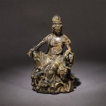 The floating band is at ease with the Guanyin bronze statue H-1529
