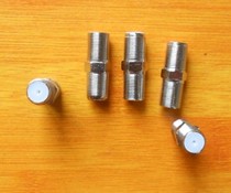 Long double-pass straight-through pair connector metric zinc alloy cable TV F-head series connector direct sales