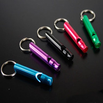 5 small aluminum alloy high frequency double frequency whistle environmental protection multifunctional outdoor equipment life-saving survival whistle