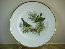 British Wedgwoods Coalport of the British Birds Ding Ju Warbler Limited Bone Porcelain Collection Plate