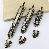 Obida European-style green bronze latch Wooden door latch Partition bathroom door latch Room door open-mounted latch