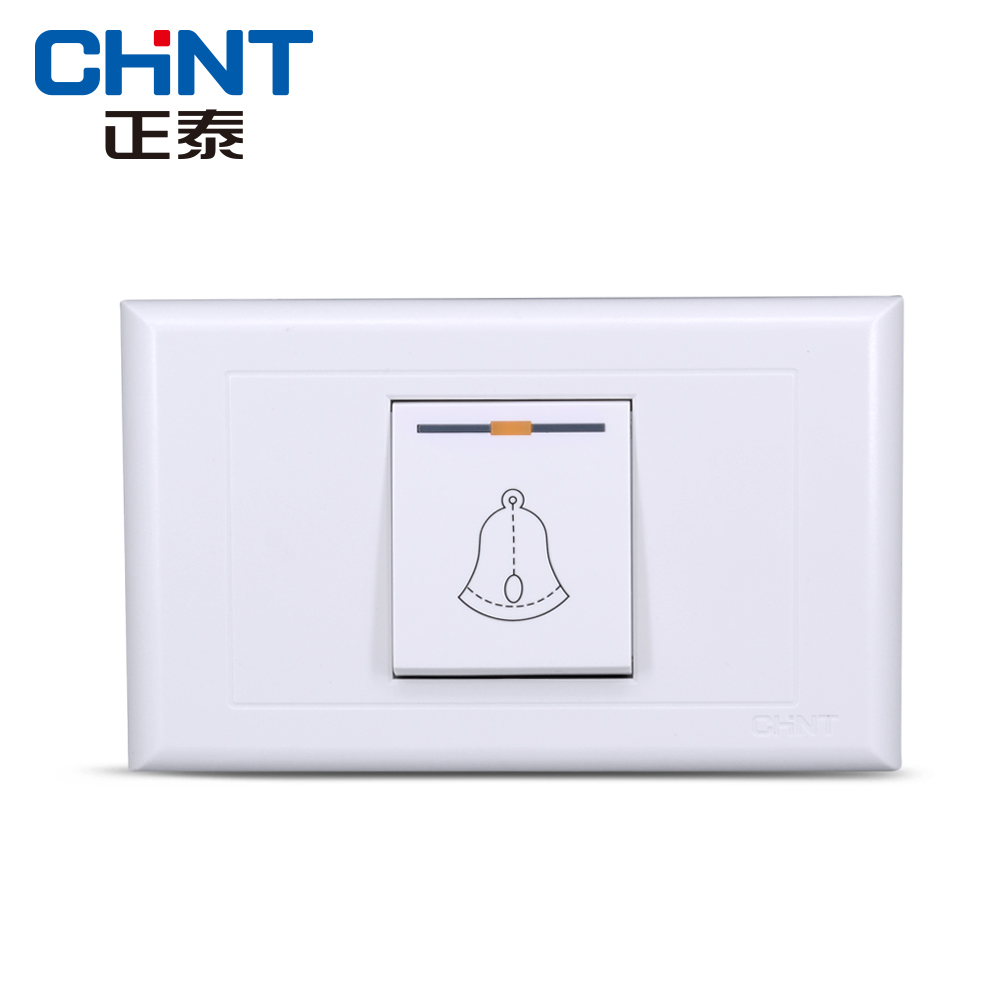 Zhengtai switch socket 118 Zhengtai wall switch panel NEW5G one-bit door bell switch panel