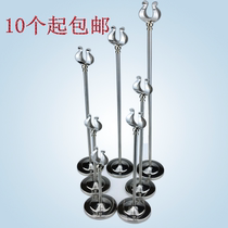 Stainless steel table number plate restaurant number clamp bracket sign table number plate Billboard wedding table card holder