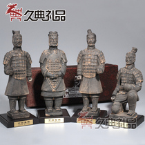 Xian Terracotta warriors and horses ornaments Crafts ornaments conference abroad gifts to send foreigners to send customers souvenirs 25cm