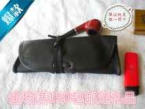 Custom sheepskin pipe bag handmade leather glasses bag Mobile phone bag Dry smoke bag Tobacco special price full