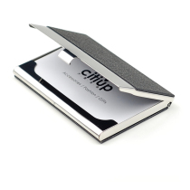Business card holder male business free lettering custom LOGO exhibition supplies promotional gifts metal business card storage box portable business card box portable business card box