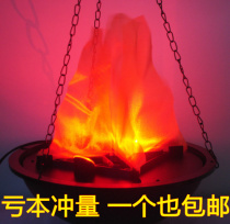 LED simulation false flame lamp Integrated stove large brazier lamp Supermarket hot pot shop bonfire party KTV bar lamp