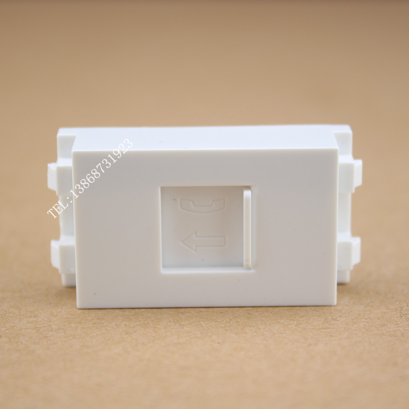 Type 128 Telephone Module Bracket Frame Telephone Outer Frame with Mark No Telephone Module Size 23x36mm