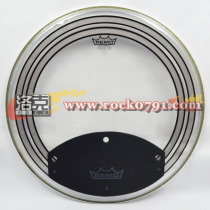 (Locke piano line) American Remo 20 Clear Powersonic bass drum skin