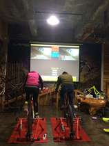 Riding the World Computer virtual reality competition training system dynamic bicycle racing riding platform training platform