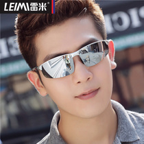 Polarized sunglasses mens sunglasses anti-ultraviolet light night vision goggles driving dedicated drivers day and night Dual-use Tides