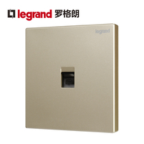 TCL Legrand switch socket panel Shandian gold a single phone voice power socket 86 type