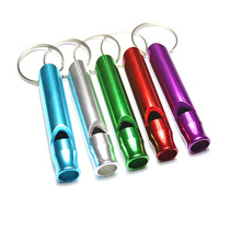 Large aluminum alloy survival whistle outdoor life-saving Whistle whistle coach whistle camping travel equipment