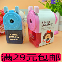 Childrens gift right 0641 hand clenching pencil sharpener wood pencil sharpener student pencil sharpener batch