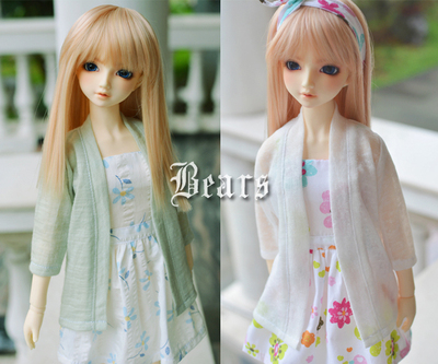 taobao agent ◆ Bears ◆ BJD baby clothing A088 Mori outer seven -point sleeve long cardigan ~ 2 color 1/4 & 1/3 & uncle
