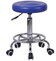 Stainless steel nurse stool barber stool Bar rotating chair lift PT stool Surgical round stool with wheels