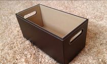 High-grade leather large capacity CD box DVD rack VCD box Cortical storage box Sundries box CD box Disc box