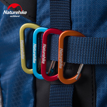 Naturehike miserable outdoor mountaineering buckle 2 D adhesive hook key chain backpack Quick hanging water bottle buckle