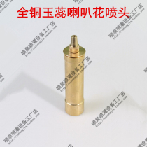Brass Jade trumpet garden rockery fountain pool water landscape garden nozzle 6 minutes 1 inch and a half 2 inches
