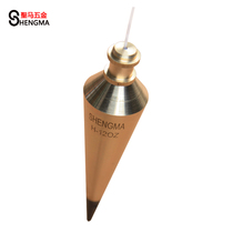 (Shengma Hardware)Brass hanging line vertical line pendant Hanging hammer line hammer pendant hammer copper line pendant 8-24