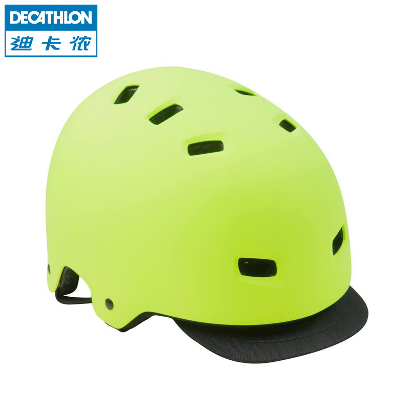 Decathlon riding helmet men and women city bicycle safety helmet electric car battery wheel slip C BTWIN