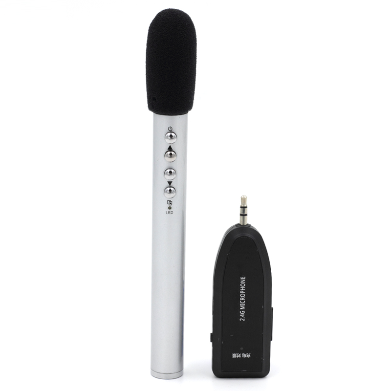 Oxlasers 306C Wireless Mobile K-song Live Microphone Mini 2.4G Portable Wireless Microphone Anchor