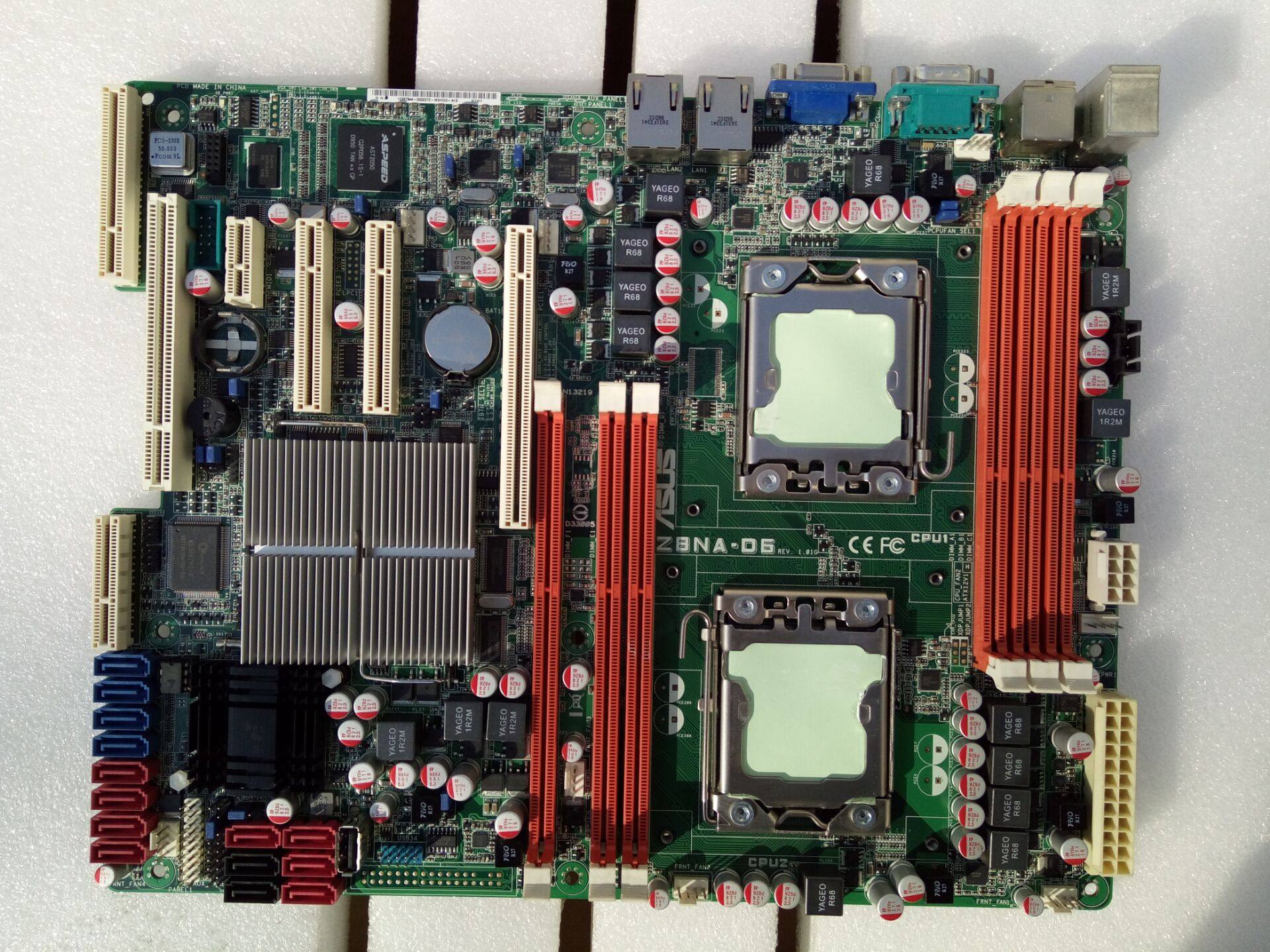  128 00 ASUS Z8NA D6 Dual 1366 Server Motherboard Supports X5650 From 
