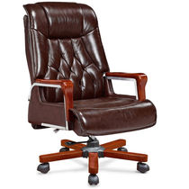 Leather boss chair large chair general chair office chair chairlift chair cowhide chair Guangdong