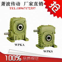 Hangzhou Xiaobo factory direct WPKA WPKS full speed ratio worm gear reducer reducer reducer